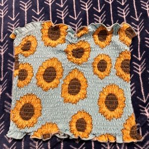 Rue 21 sunflower Tube top